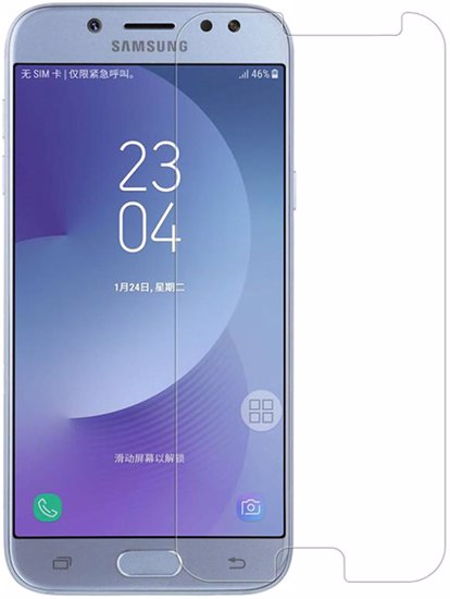 محافظ صفحه نمایش شیشه ای مناسب برای Samsung Galaxy j7 Duo Front