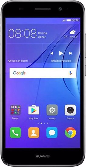گوشی موبایل هوآوی مدل Huawei Y3 2017 4G Black Front