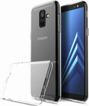 کاور ژله ای شیشه ای مناسب برای Samsung Galaxy A6 2018 side
