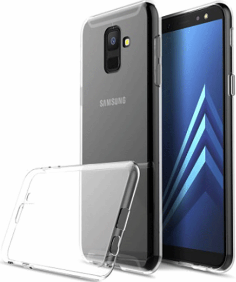 کاور ژله ای شیشه ای مناسب برای Samsung Galaxy A6 2018 side