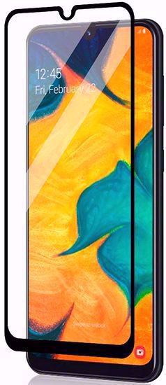 محافظ صفحه نمایش شیشه ای تمام چسب مناسب برای گوشی موبایل Samsung Galaxy M10 Front