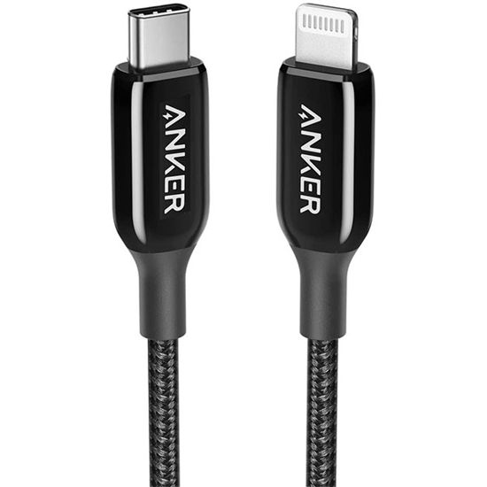 تصویر  کابل تبدیل USB-C به لایتنینگ انکر مدل A8843 PowerLine