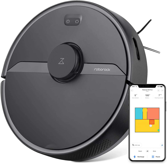 تصویر  جارو برقی رباتیک شیائومی مدل Roborock S6 Pure