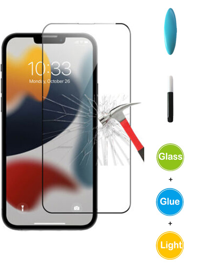 تصویر  محافظ صفحه نمایش یو وی مناسب برای گوشی موبایل iphone 13